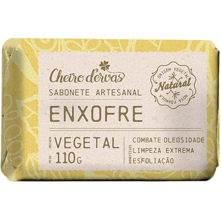 Sabonete de Enxofre 110g Cheiro D'ervas