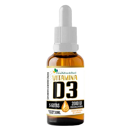 Vitamina D3 2000UI Gotas 30ml Flora Nativa