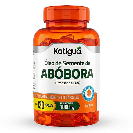 Óleo de Semente de Abóbora 120 Cápsulas Katiguá