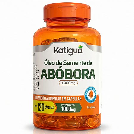 Óleo de Semente de Abóbora 120 Cápsulas Katiguá
