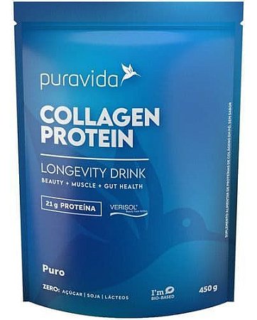 Collagen Protein Neutro 450g Puravida