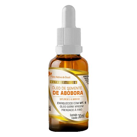 Óleo de Semente de Abóbora em Gotas 30ml Flora Nativa