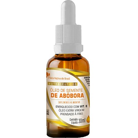 Óleo de Semente de Abóbora em Gotas 30ml Flora Nativa