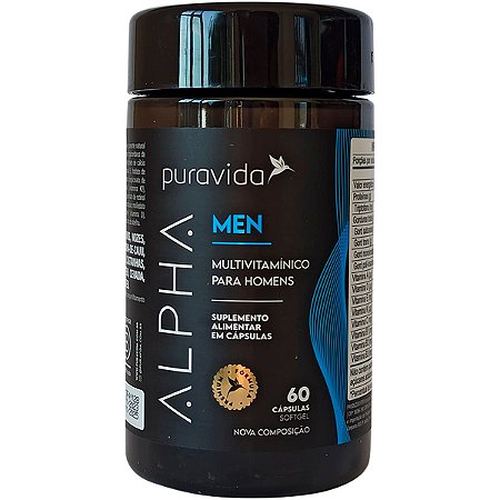 Alpha Men Multivitamínico 60 Cápsulas Puravida
