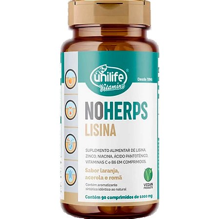 Noherps Lisina 90 Comprimidos Unilife