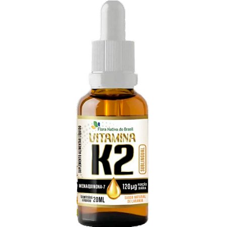 Vitamina K2 em Gotas 20ml Flora Nativa