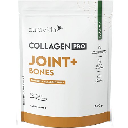 Collagen Pro Joint e Bones 450g Puravida