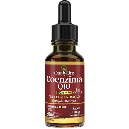 Coenzima Q10 Gotas 100mg 30ml Qualylife