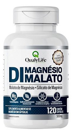 Magnésio Dimalato 120 Cápsulas Qualylife