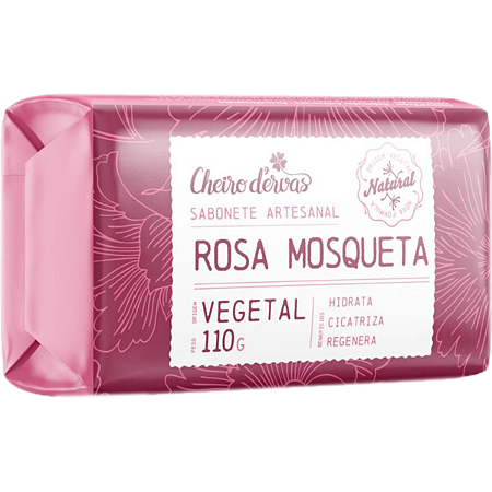Sabonete de Rosa Mosqueta 110g Cheiro D'ervas