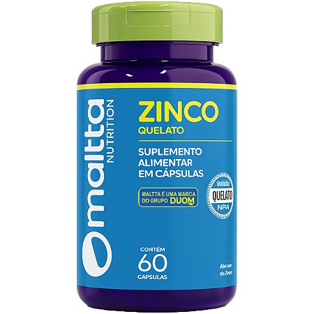 Zinco Quelato 60 Cápsulas Duom
