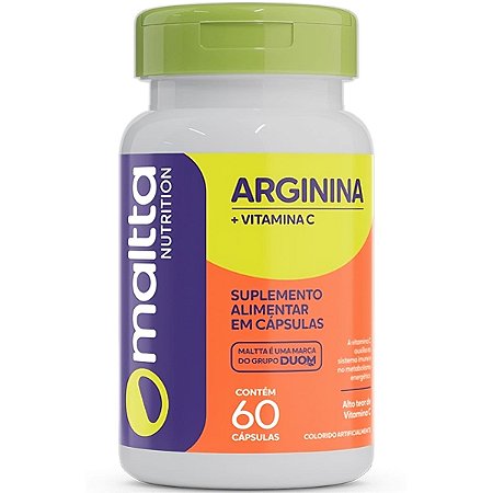 Arginina com Vitamina C 60 Cápsulas Duom
