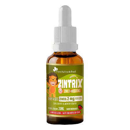 Zintrix Kids Zinco em Gotas 20ml Flora Nativa
