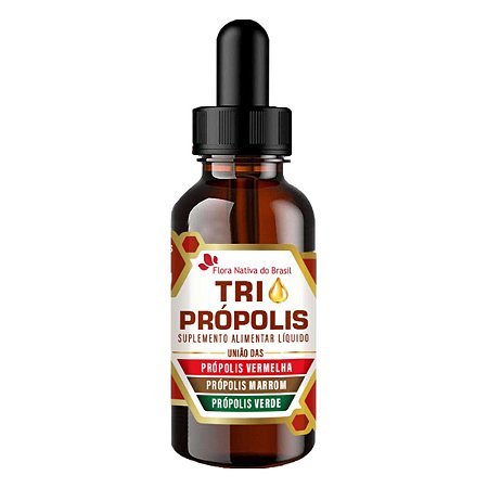 Tri Própolis Em Gotas 20ml Flora Nativa