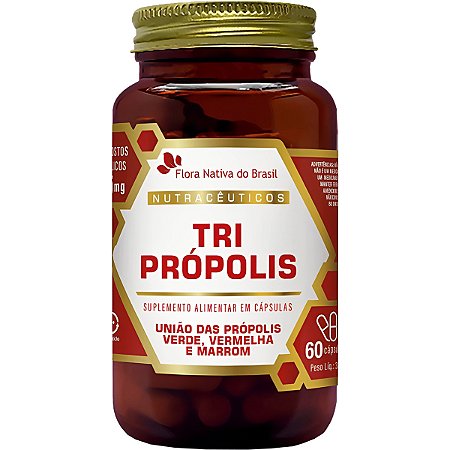 Tri Própolis 60 Cápsulas Flora Nativa