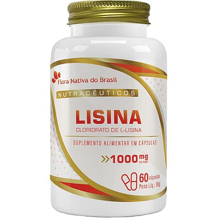 Lisina 60 Cápsulas Flora Nativa