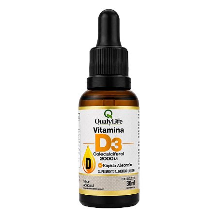 Vitamina D3 Gotas 30ml Qualylife