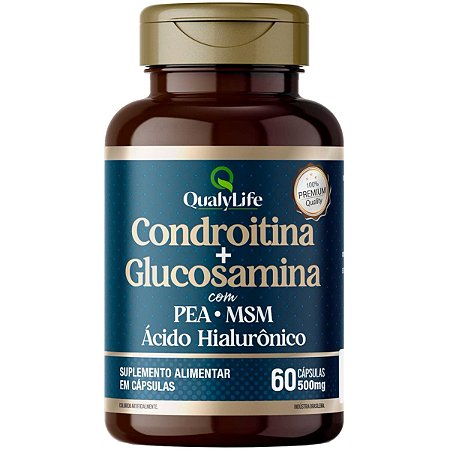 Condroitina e Glucosamina 60 Cápsulas Qualylife