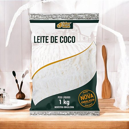 Leite de Coco em Pó Vegano 1kg - Sabor Autêntico e Cremoso | W3