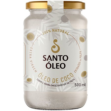 Óleo de Coco Extravirgem Polpa 500ml Santo Óleo