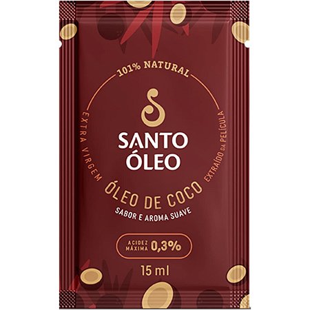 Óleo de Coco Extravirgem Película 15ml Santo Óleo