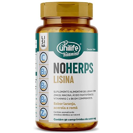 Noherps Lisina 90 Comprimidos Unilife