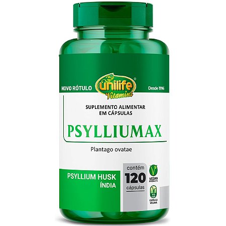 Psylliumax 120 cáspulas Unilife