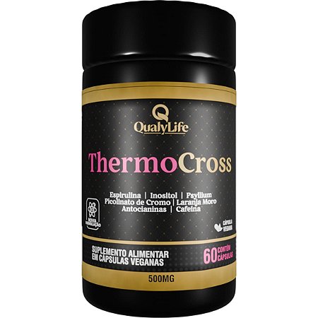 Psyllium E Inositol Thermo Cross 60 Cápsulas Qualylife