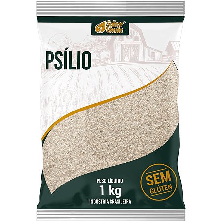 Psyllium Psilio Em Flocos 1kg Sabor Verde