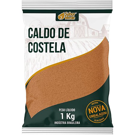 Caldo De Costela 1kg Tempero Sabor Verde