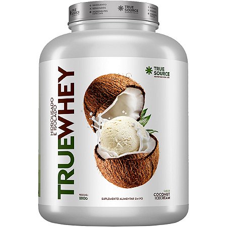 Whey Isolado Gourmet Coconut Ice Cream 1810g True Source