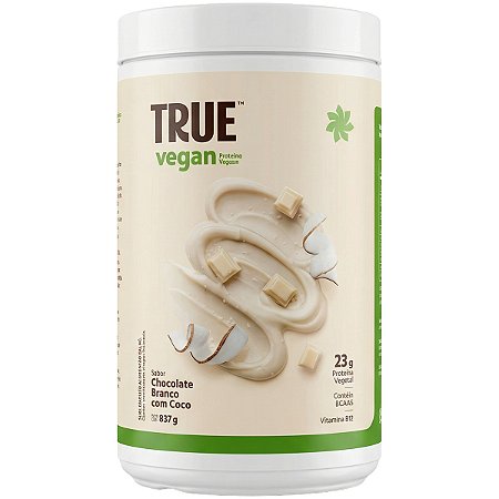 Whey Vegano Chocolate Branco E Coco 837g True Source