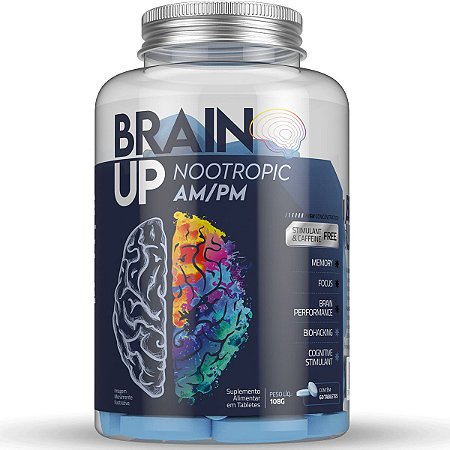 Brain Up Am/pm Sem Cafeína 60 Tablets True Source