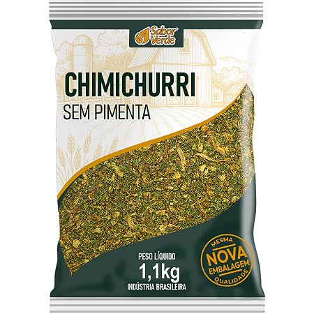 Chimichurri Sem Pimenta 1,1kg Sabor Verde