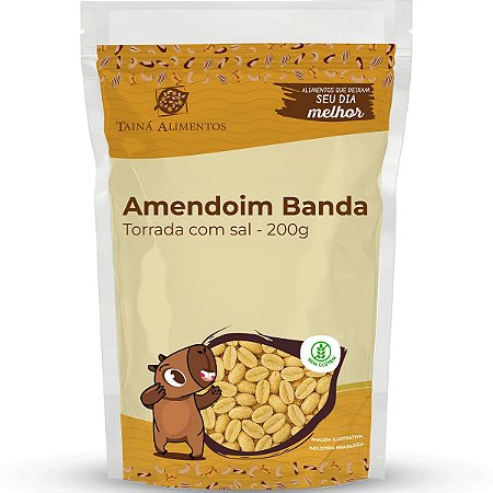 Amendoim Torrado Com Sal 200g Taina Alimentos