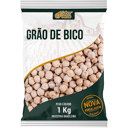 Grão de Bico 1kg Sabor Verde