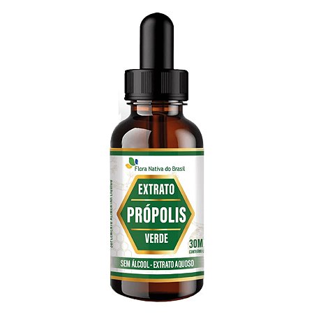 Extrato de Propolis Verde em Gotas 30ml Flora Nativa