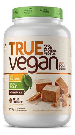 Whey Protein Vegan 837g Doce De Leite True Source