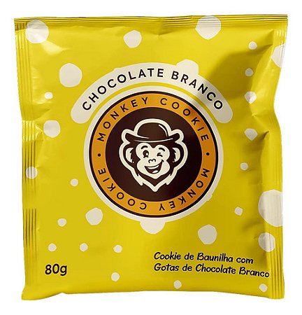 Cookie Chocolate Branco 80g Grand Monkey