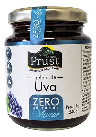 Geleia De Uva Zero Açucar 240g Prust