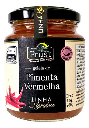 Geleia De Pimenta Vermelha Agridoce 260g Prust