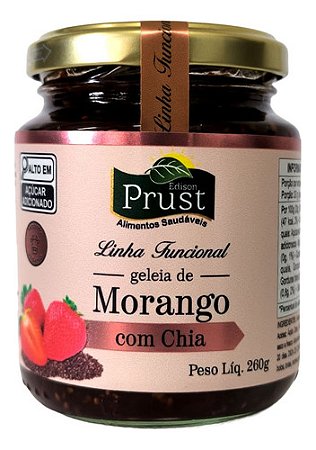 Geleia De Morango Com Chia 260g Prust
