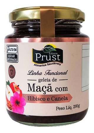 Geleia De Maça Com Hibisco E Canela 260g Prust