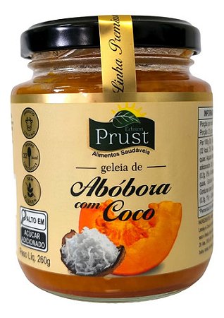 Geleia De Abóbora Com Coco Premium 260g Prust