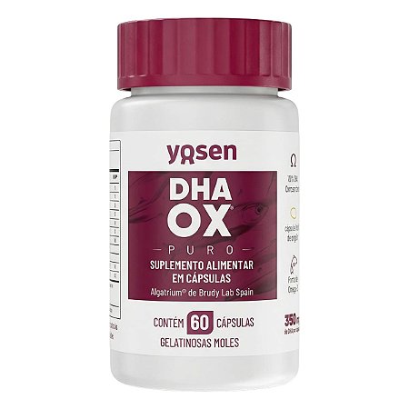Ômega 3 DHA OX Puro 60 Cápsulas Yosen