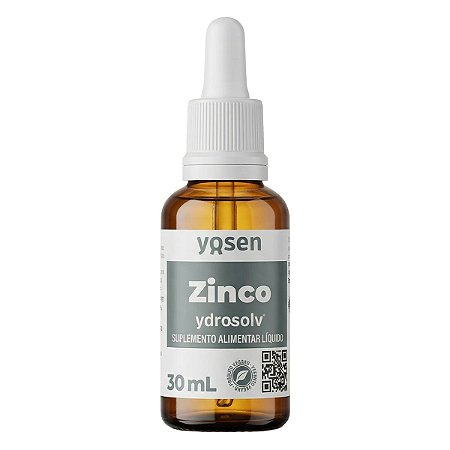 Zinco Bisglicinato Em Gotas Alta Absorção 30ml Yosen