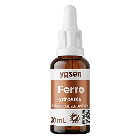 Ferro Bisglicinato Em Gotas 30ml Yosen
