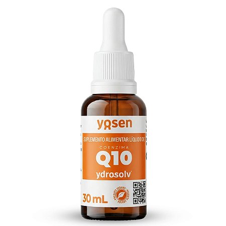 Coenzima Q10 Em Gotas 5x Absorção Ydrosolv 30ml Yosen