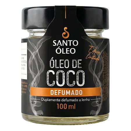 Oleo De Coco Duplamente Defumado A Lenha 100ml Santo Oleo