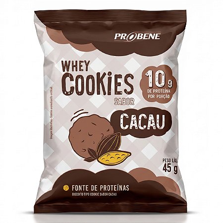 Whey Cookies Proteico Sabor Cacau 45g Probene